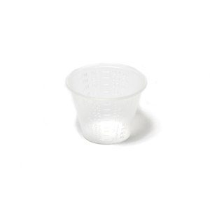 Cup Medicine Graduated 1 oz. Clear Plastic Dispo .. .  .  